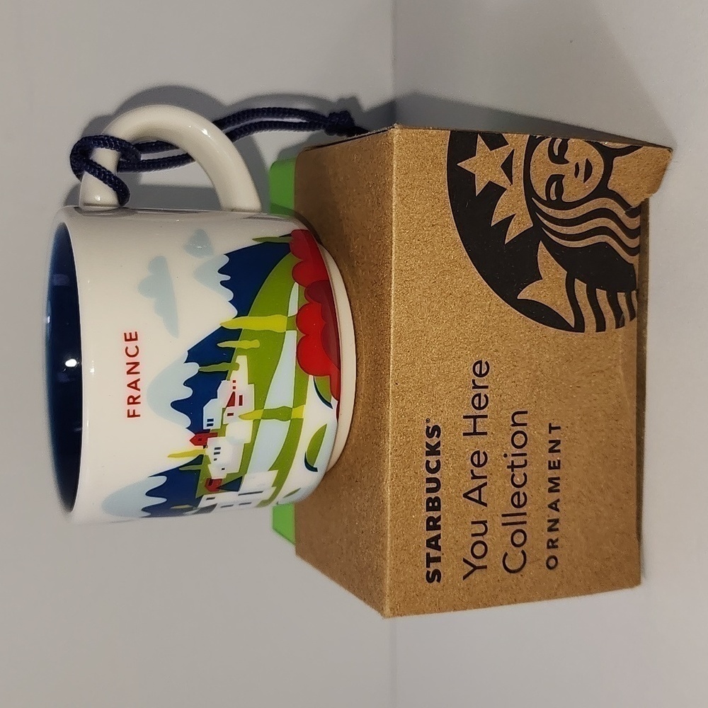 STARBUCKS YOU ARE HERE COLLECTION FRANCE ORNAMENT